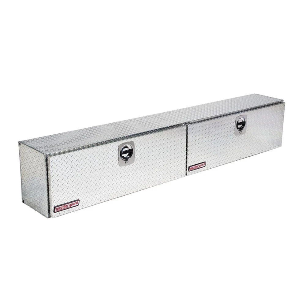 WeatherGuard 396-0-02 Clear Aluminum Hi-Side Box, 11.8 Cu. Ft. - Moutools
