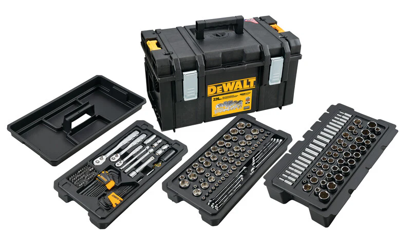 DeWalt DWMT45226H 226 pc. Mechanics Tool Set w/ ToughSystem Large Case - Moutools