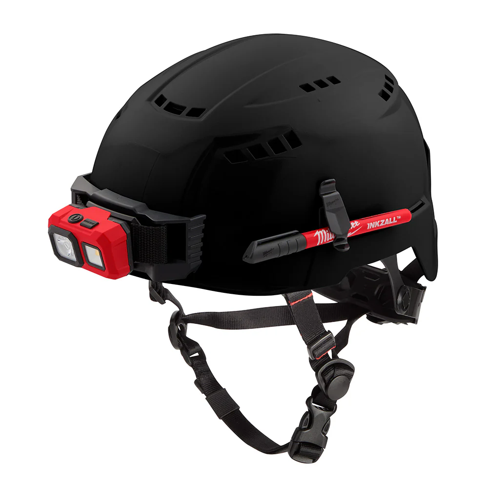 Milwaukee 48-73-1310 BOLT Black Safety Helmet (USA) - Type 2, Class C, Vented - Moutools