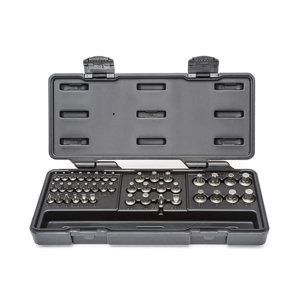GearWrench 81602 41 Pc. Phillips/Slotted/Torx/Hex/Triple Square Insert Bit Set for 6 & 12 Point Wrenches - Moutools