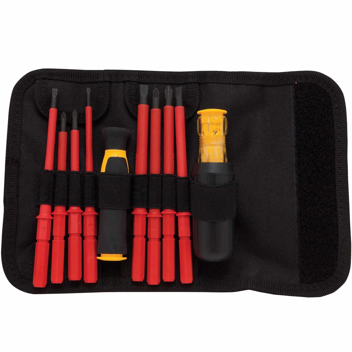 DeWalt DWHT66417 VINYL GRIP INSULATED SCREWDRIVER SET - 10 PC - Moutools