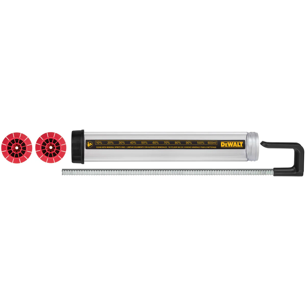DeWalt DCE5801 600 mL Clear Sausage Tube Conversion Kit - Moutools