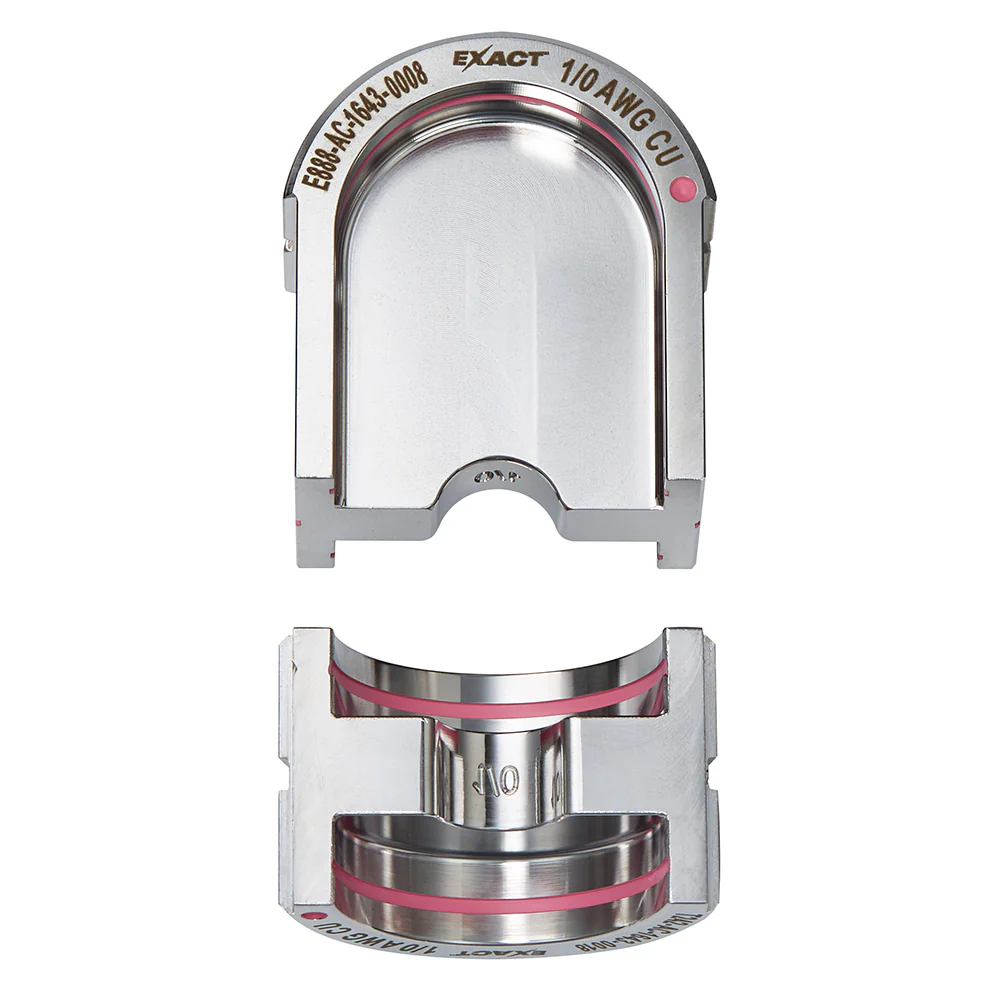Milwaukee 49-12-U01AC EXACT™ 1/0 Copper 12T U-Style Die - Moutools