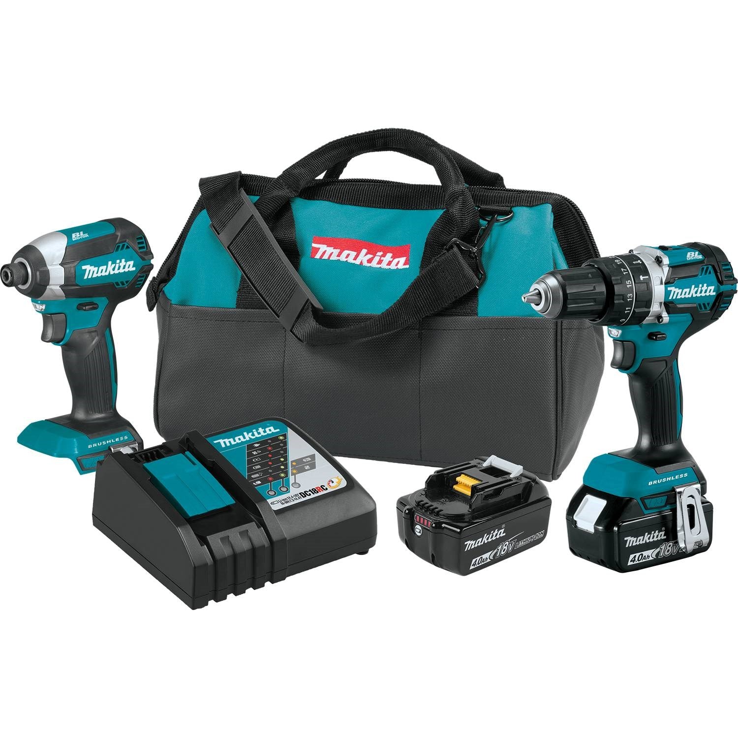 Makita XT269M 18V LXT Li-Ion BL 2-Piece Kit 4.0 Ah - Moutools