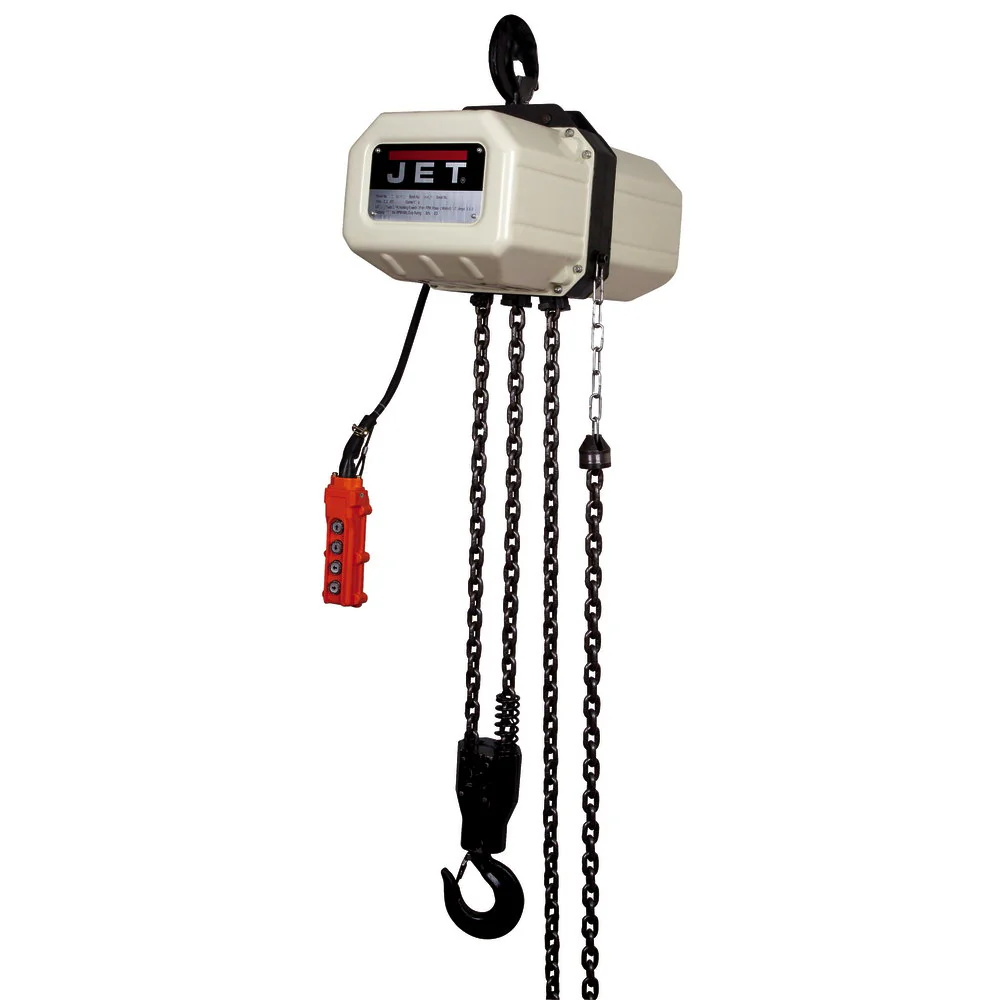 Jet JT9-212000 2SS-1C-20, 2-Ton Electric Chain Hoist 1-Phase 20' Lift - Moutools
