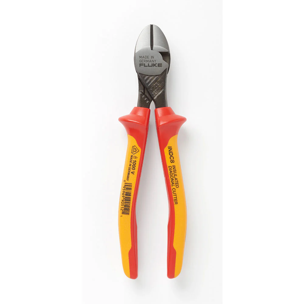 Fluke 5067244 INDC8 Insulated High Leverage Diagonal Cutter, 8