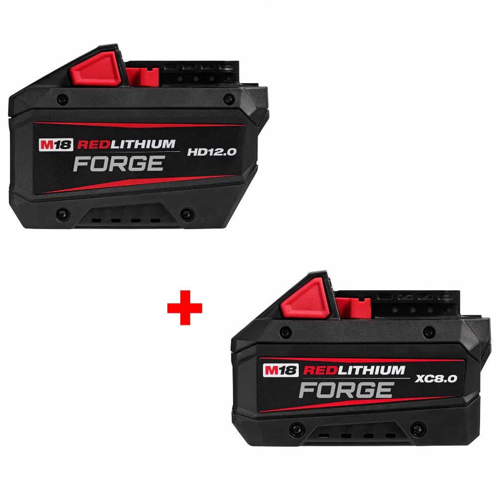 Milwaukee 48-11-1813 M18 HD12.0 Battery Pack W/ FREE 48-11-1881 M18 Battery Pack - Moutools