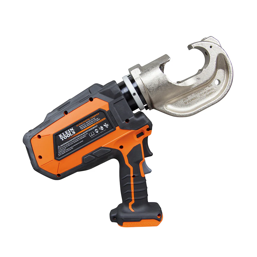 Klein BAT20-12T165 Battery-Operated 12-Ton Crimper with Case - Moutools