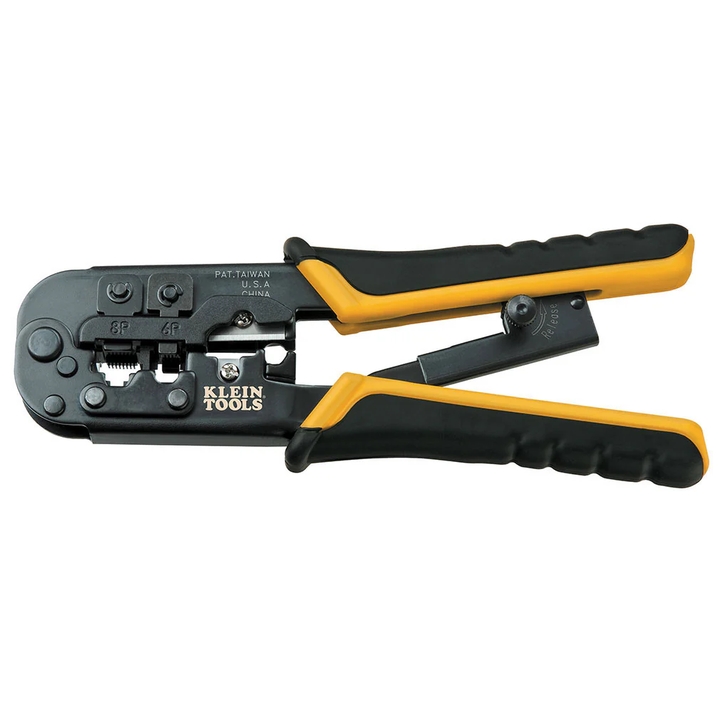 Klein Tools VDV226-011-SEN Ratcheting Data Cable Crimper / Stripper / Cutter - Moutools