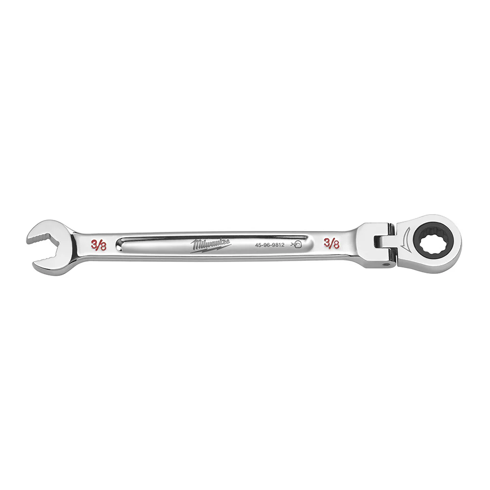 Milwaukee 45-96-9812 3/8in. Flex Head Combination Wrench - Moutools