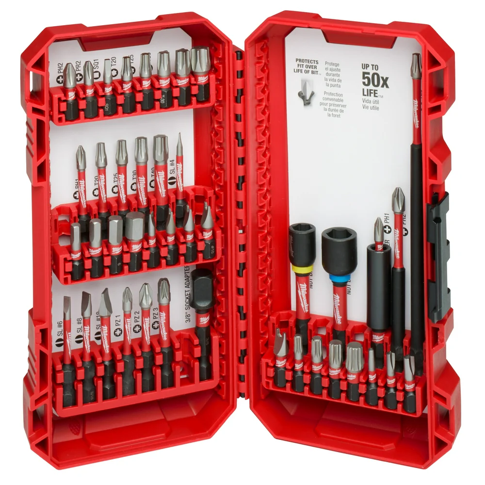 Milwaukee 48-32-4033 SHOCKWAVE Impact Duty Driver Bit Set - 43PC - Moutools
