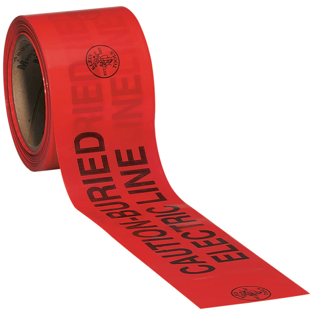 Klein Tools 58003 Caution Barricade Warning Tape, 1000-Foot - Moutools