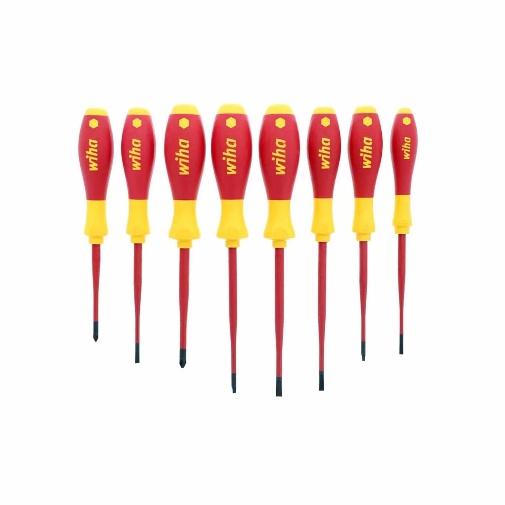 Wiha 32197 8 Piece Insulated SlimLine Screwdriver Set - Moutools