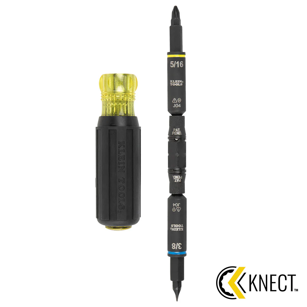 Klein 32527HD KNECTImpact-Rated HVAC Screwdriver / Nut Driver, 11-in-1 - Moutools