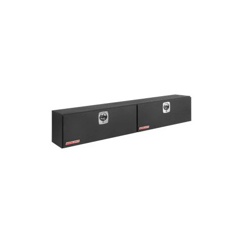 WeatherGuard 391-52-02 Textured Matte Black Aluminum Super-Side Box, 15.2 Cu. Ft. - Moutools