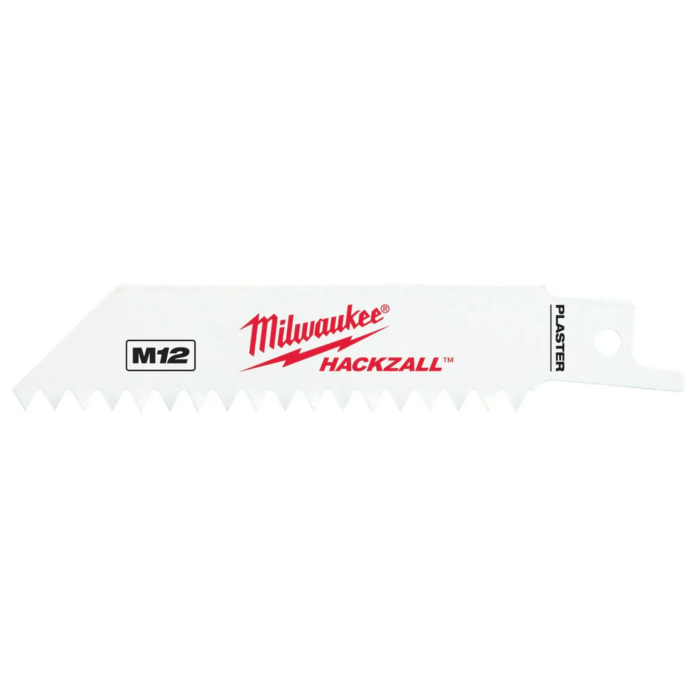 Milwaukee 49-00-5461 M12 Hackzall Blade Plaster 5-Pack - Moutools