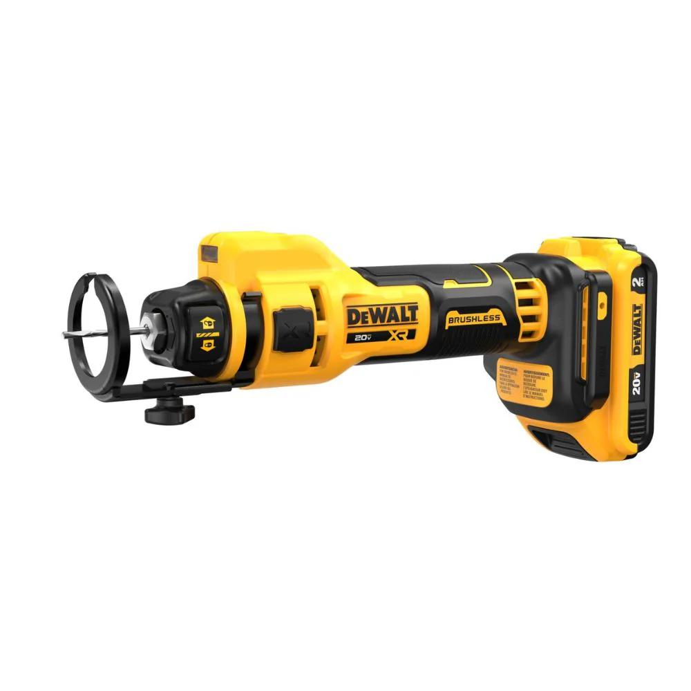 DeWalt DCE555D2 20V MAX* Brushless Drywall Cut-Out Tool Kit - Moutools