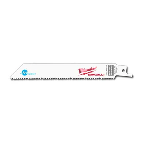 Milwaukee 48-01-8091 Sawzall Blade 8/12 Teeth per inch 6-Inch Length Ice Hardened (50 Pack) - Moutools