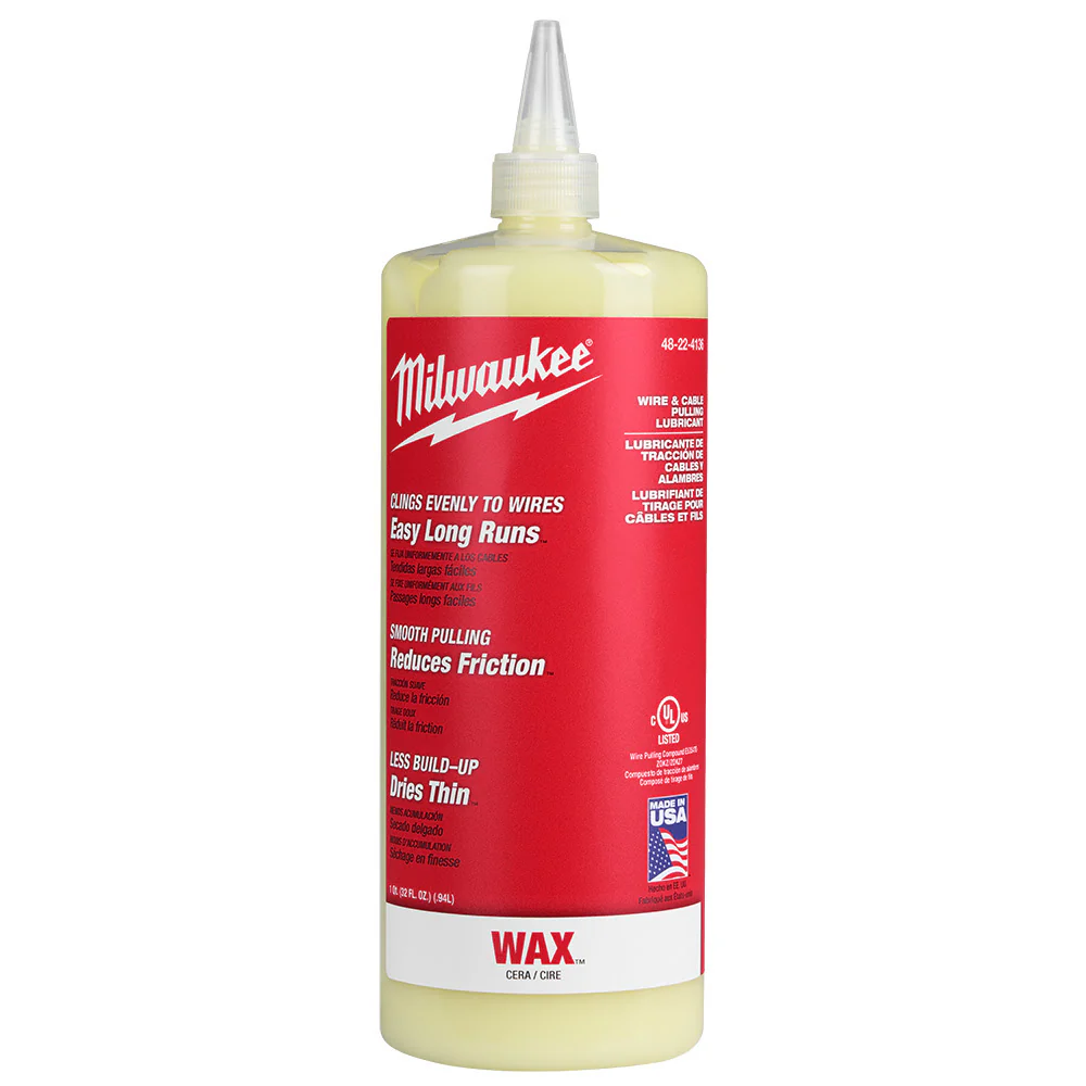 Milwaukee 48-22-4136 Wire & Cable Pulling Wax Lubricant - Moutools