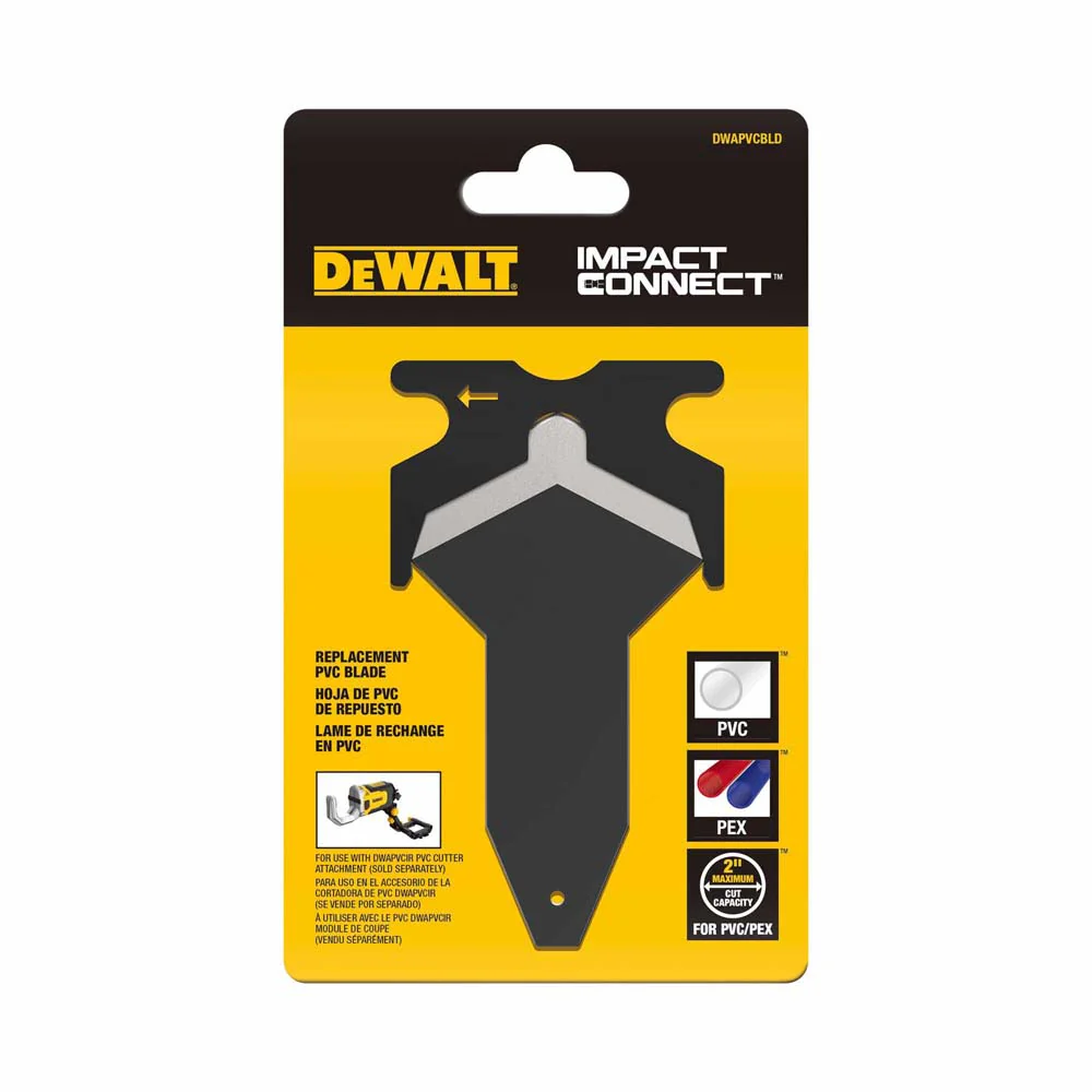 DeWalt DWAPVCBLD Impact Connect PVC/PEX Replacement Blade - Moutools