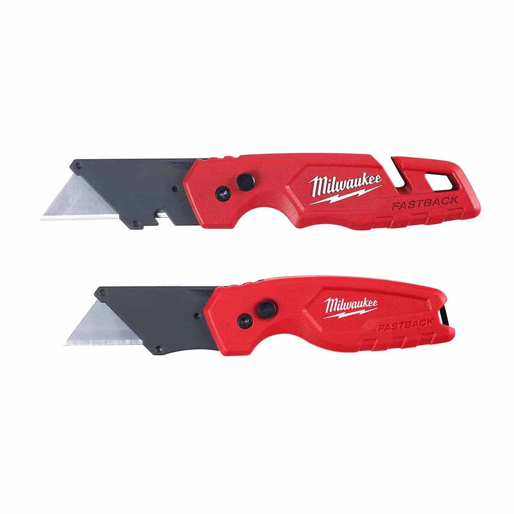 Milwaukee 48-22-1503 FASTBACK w/ Storage & FASTBACK Compact Knife Set - Moutools
