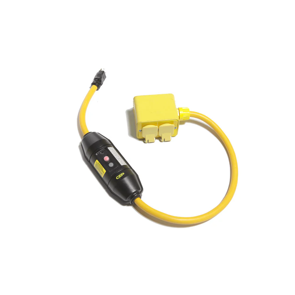 Southwire 1475G2 Outlet Pendant Box, GFCI, 2' Cord, 4 Outlets, 2 UG 5-15R - Moutools
