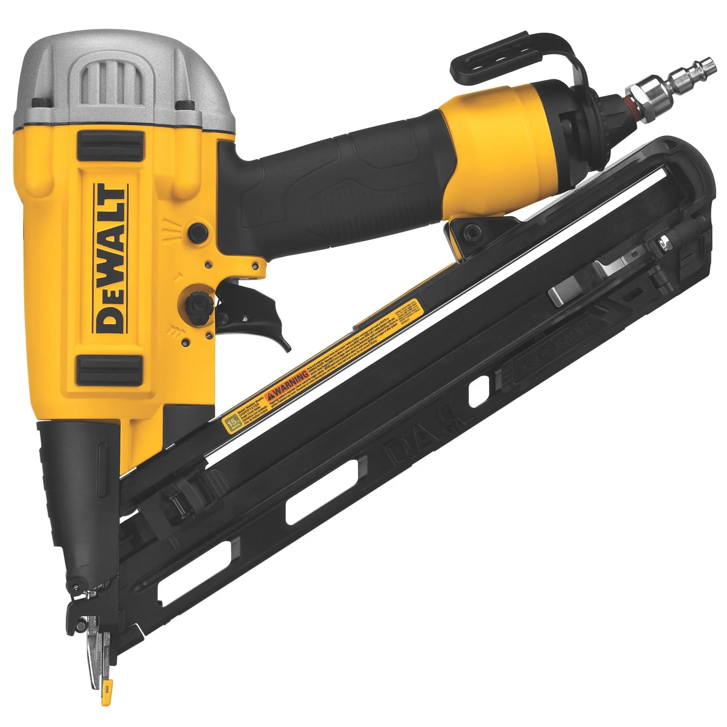 DeWalt DWFP72155 15 GA Precision Point DA Style Angle Finish Nailer - Moutools