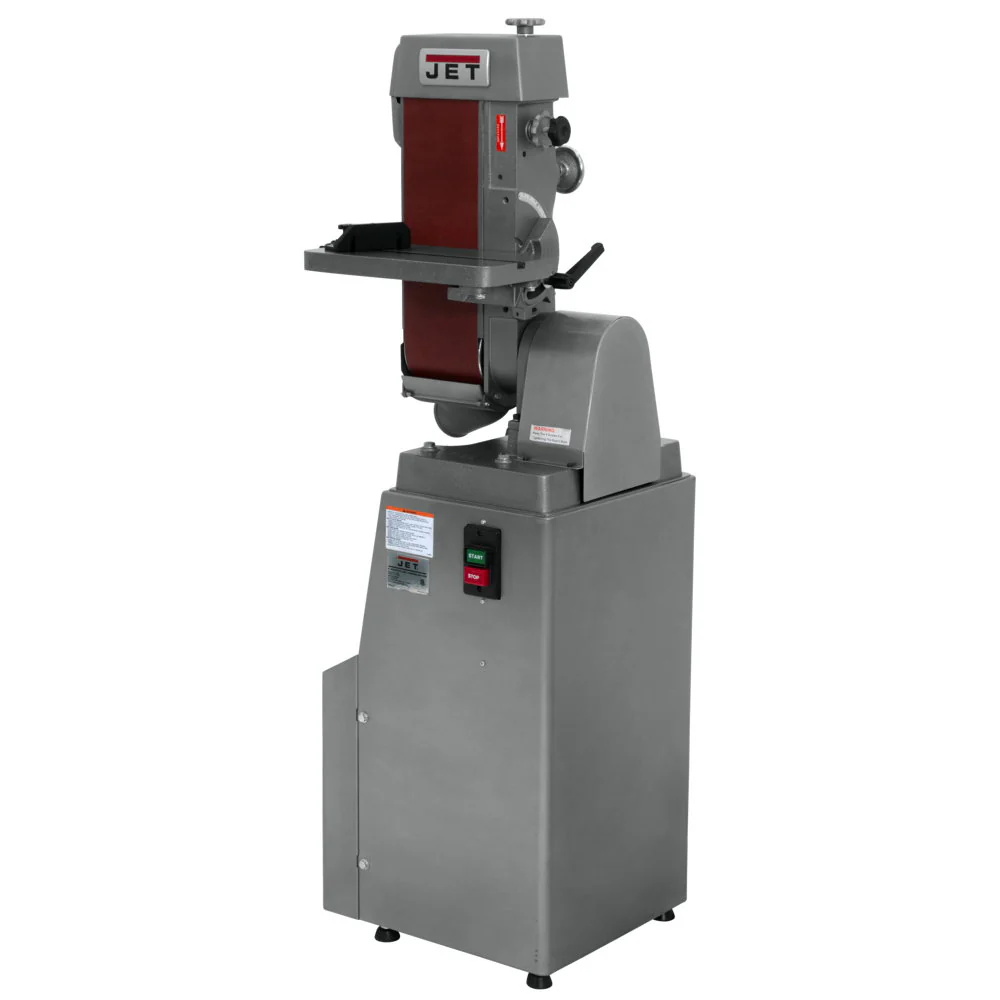 Jet JT9-414601 J-4301A, 6 x 48 Industrial Belt Finishing Machine 3PH - Moutools
