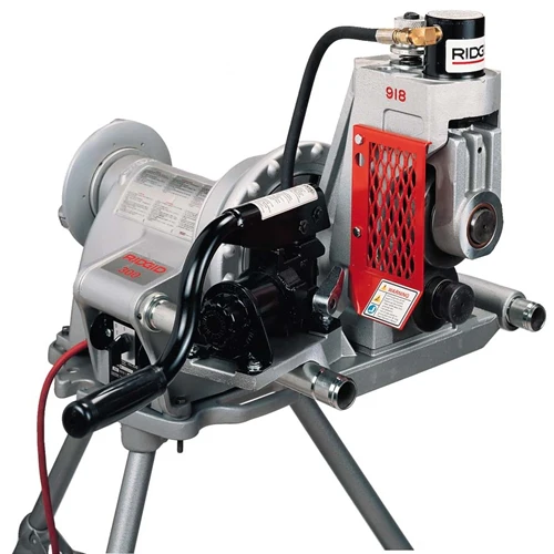 RIDGID 47222 918 Compact Hydraulic Roll Groover with Powerful 15-Ton Hydraulic Ram & 2-Stage Pump - Moutools