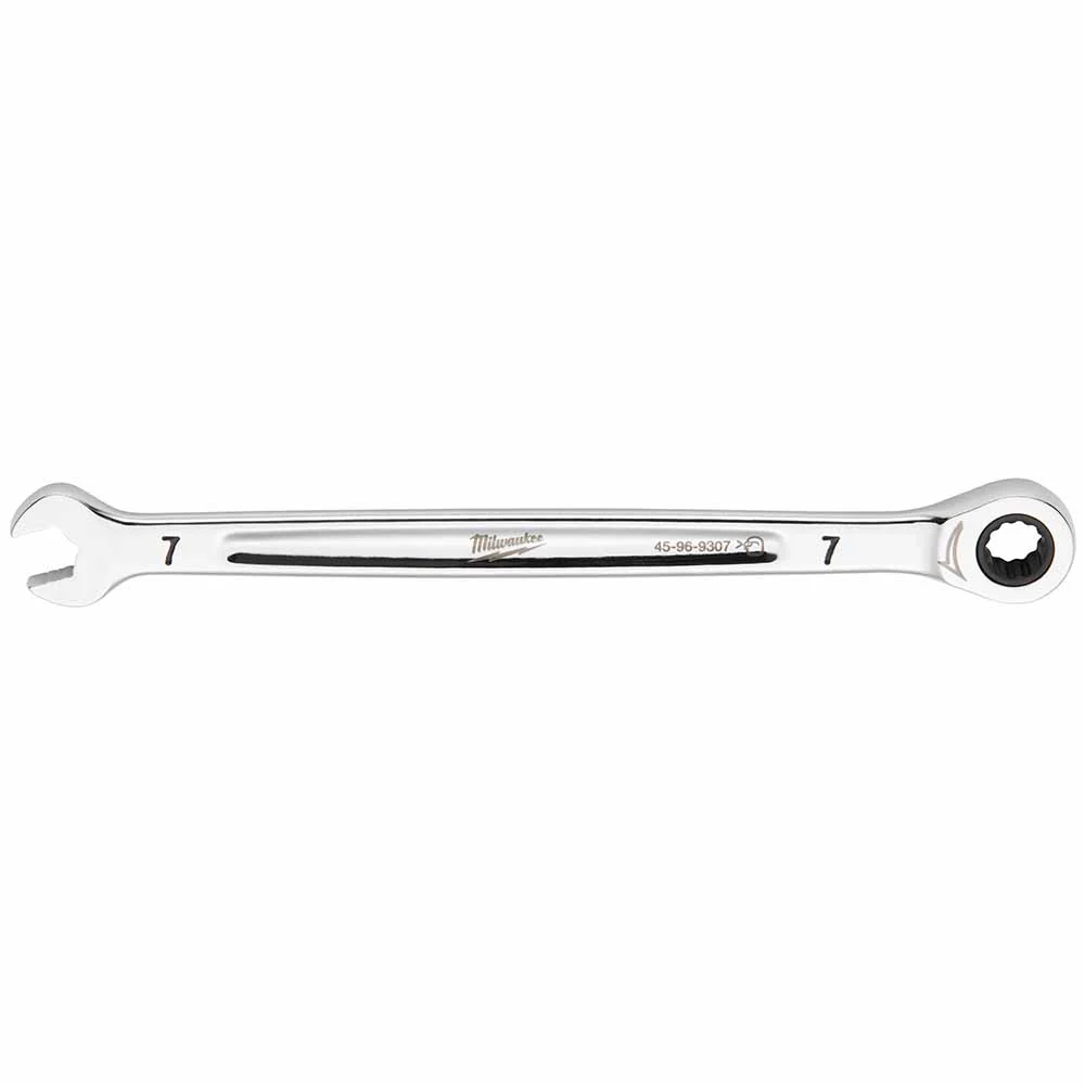 Milwaukee 45-96-9307 7mm Ratcheting Combination Wrench - Moutools