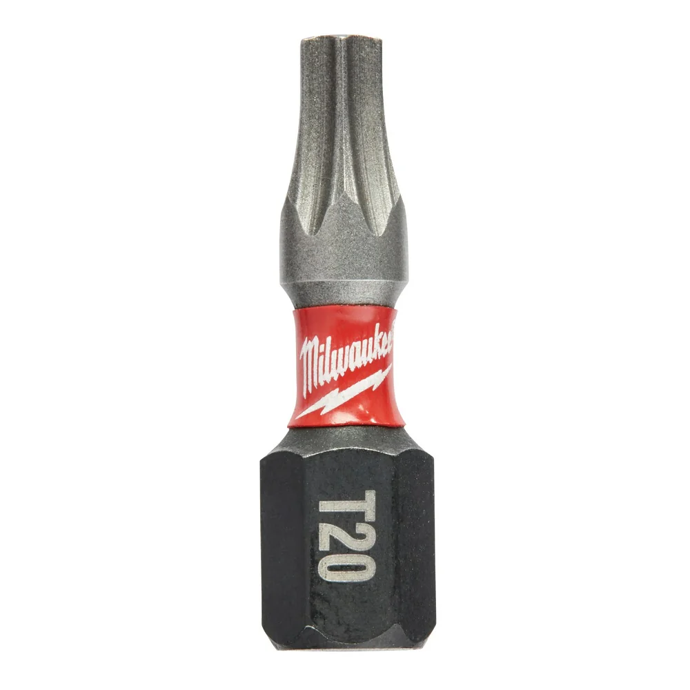 Milwaukee 48-32-4135 SHOCKWAVE™ Impact Torx® T20 Insert Bits (25 Pack) - Moutools