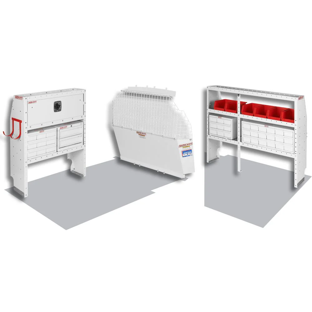 WeatherGuard 600-8312L Plumbing Van Package, 2014 Ford Transit Connect, LWB - Moutools