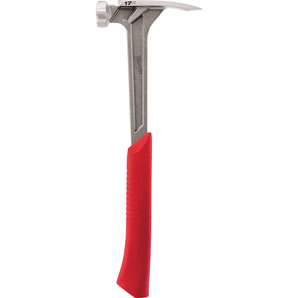 Milwaukee 48-22-9016 17oz Milled Face Framing Hammer - Moutools