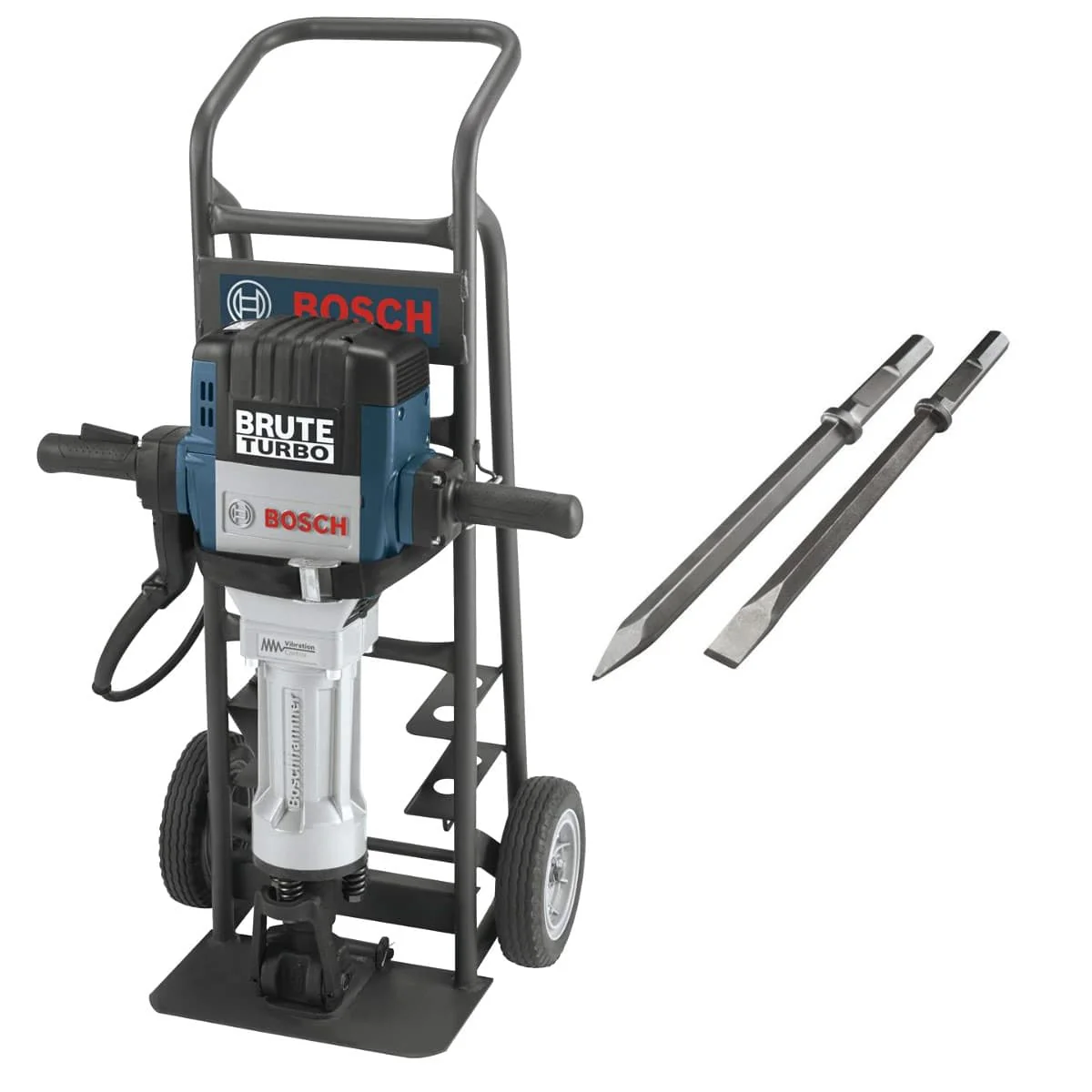 Bosch BH2770VCD 120V 1-1/8 Hex Brute Turbo Breaker Hammer Deluxe Kit - Moutools