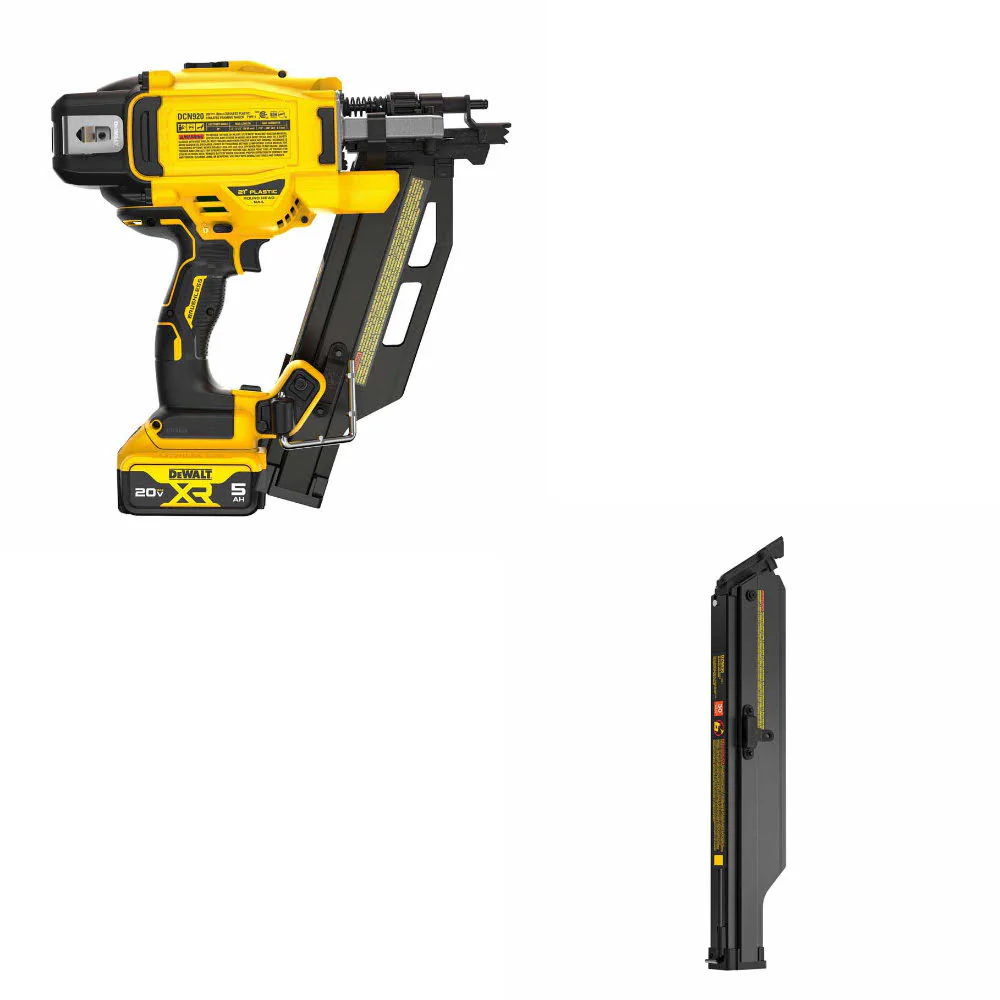 DeWalt DCN920P1 20V MAX XR 21° Nailer Kit W/ FREE DZN930 30° Extended Magazine - Moutools
