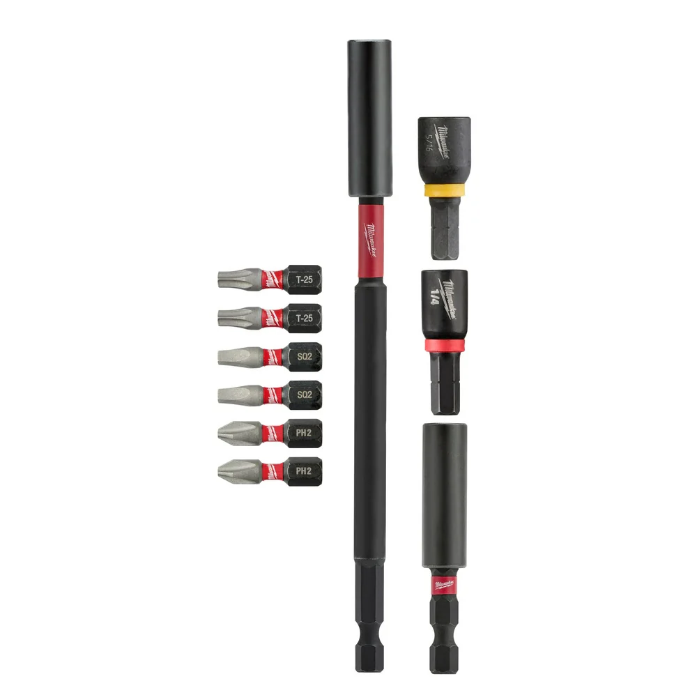Milwaukee 48-32-4513 SHOCKWAVE 10PC EXPAND Impact Bit Set - Moutools