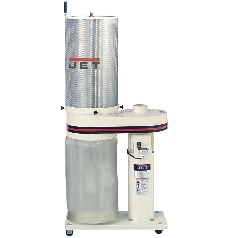 Jet JT9-708642CK 1HP, 650CFM Dust Collector with 2 Micron Canister Filter - Moutools