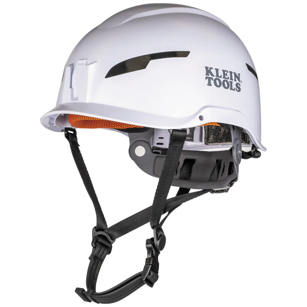 Klein 60564 Safety Helmet, Type-2, Non-Vented Class E, White - Moutools