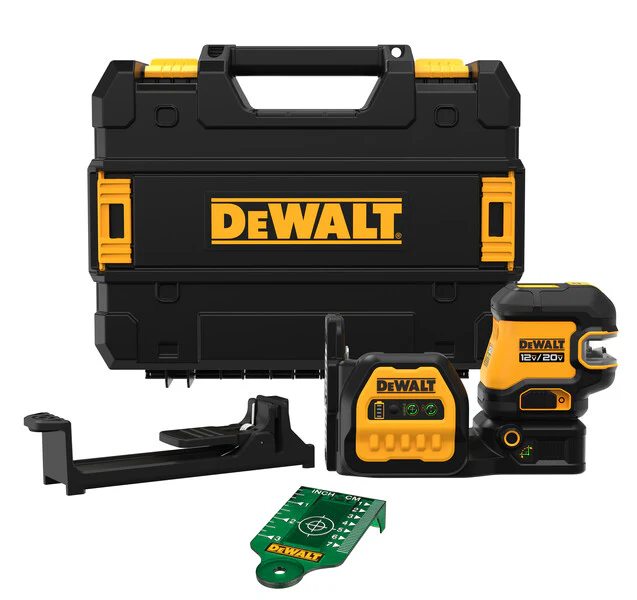 DEWALT DCLE34220GB 20V Cross line 2 Spot Combo Laser Bare Kit - Moutools