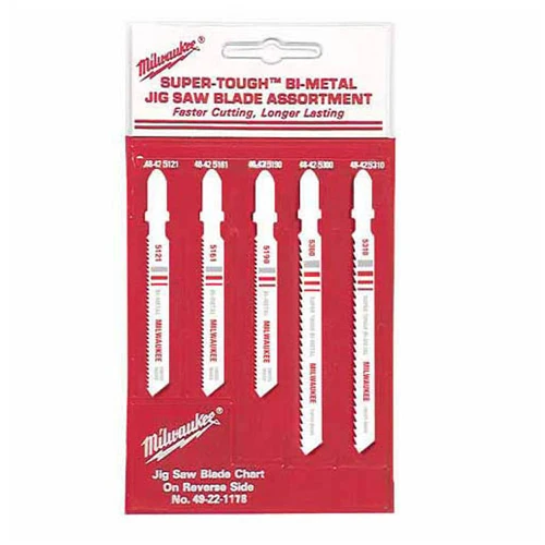 Milwaukee 49-22-1178 T-Shank Jig Saw Blade Assortment - Moutools