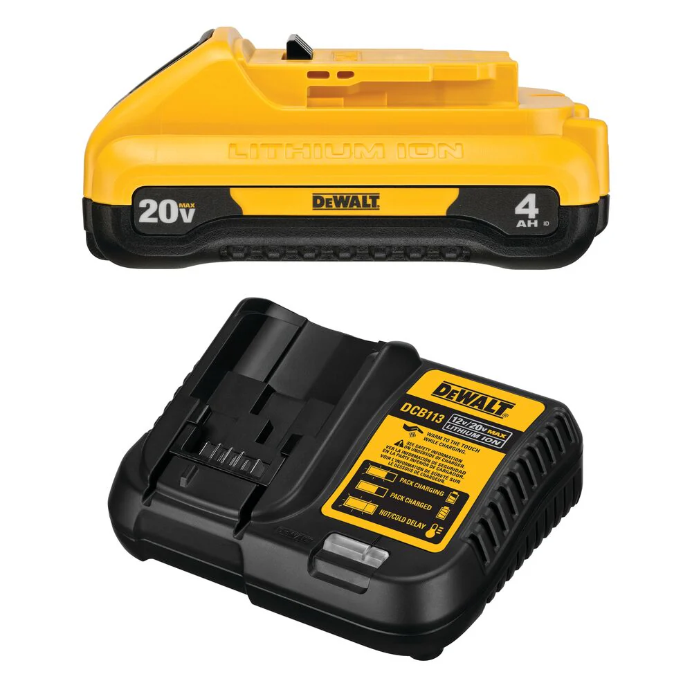 DeWalt DCB240C 20V MAX Compact 4Ah Battery Starter Kit - Moutools