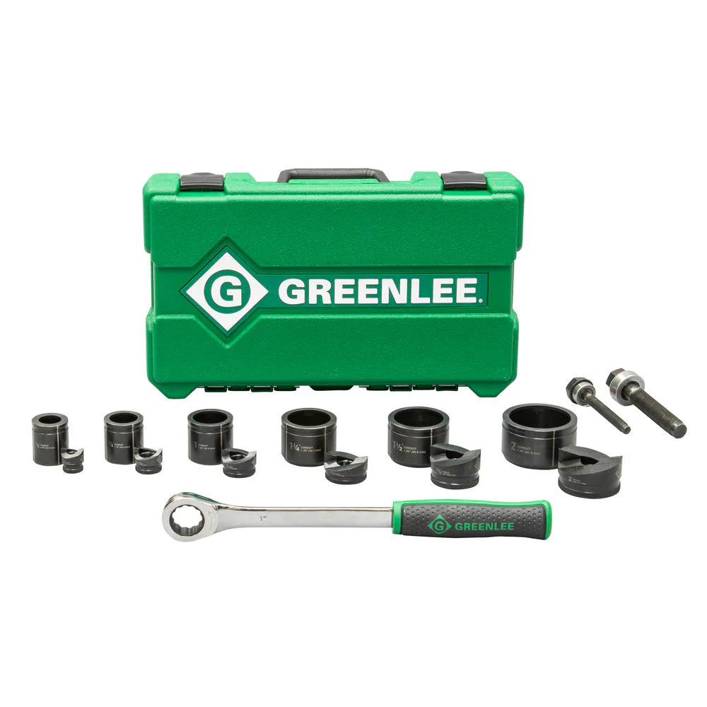Greenlee 7238SB Slug-Buster Knockout Kit with Ratchet Wrench 1/2