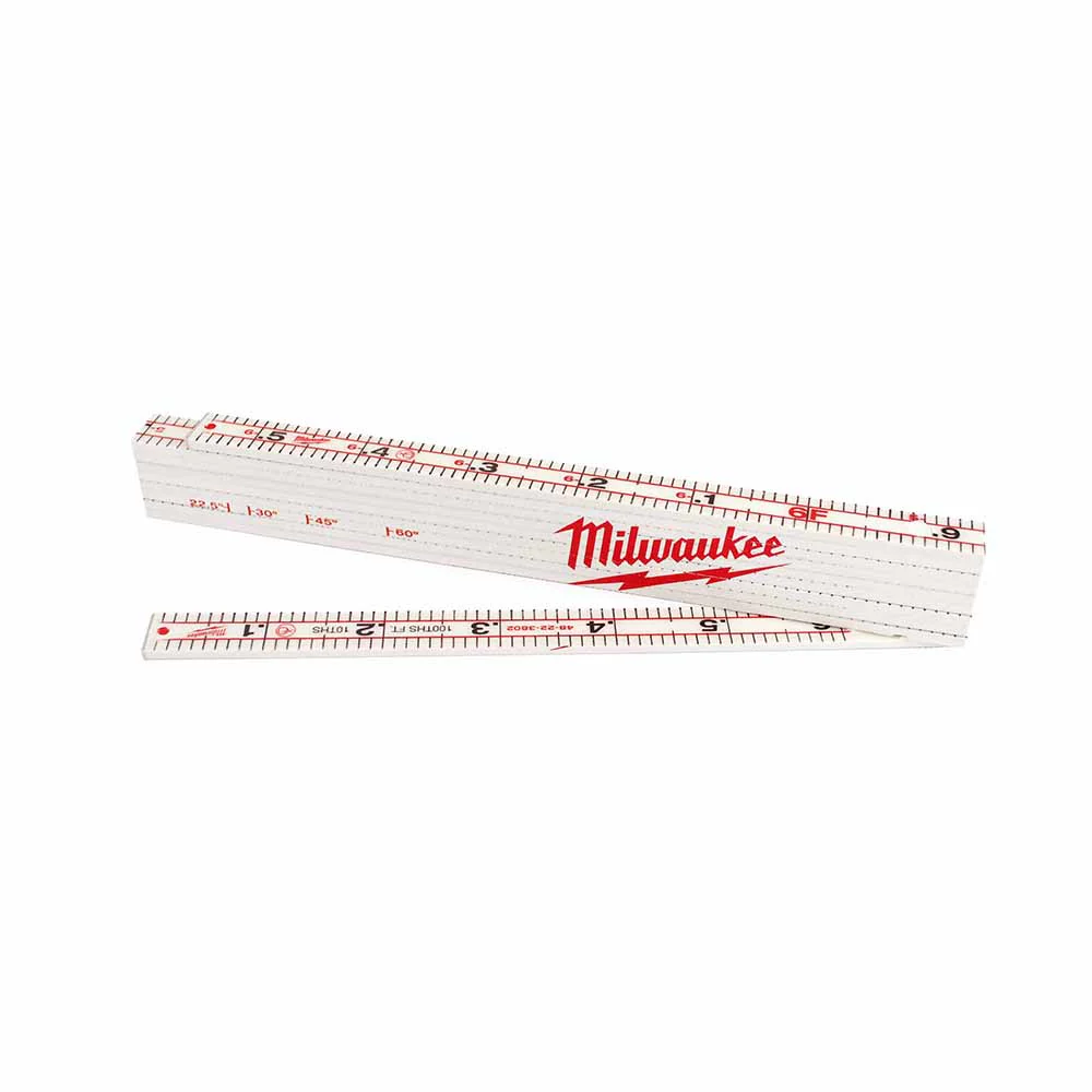 Milwaukee 48-22-3802 Engineer's Composite Folding Rule - Moutools