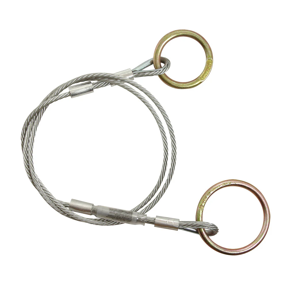 Falltech 7438 6' Cable Pass-through Sling Anchor, 2 O-rings - Moutools