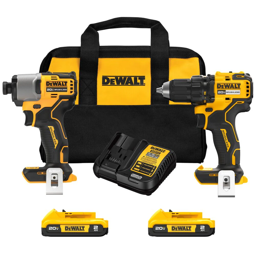 DeWalt DCK227D2 20V MAX* Brushless 2-Tool Combo Kit - Moutools