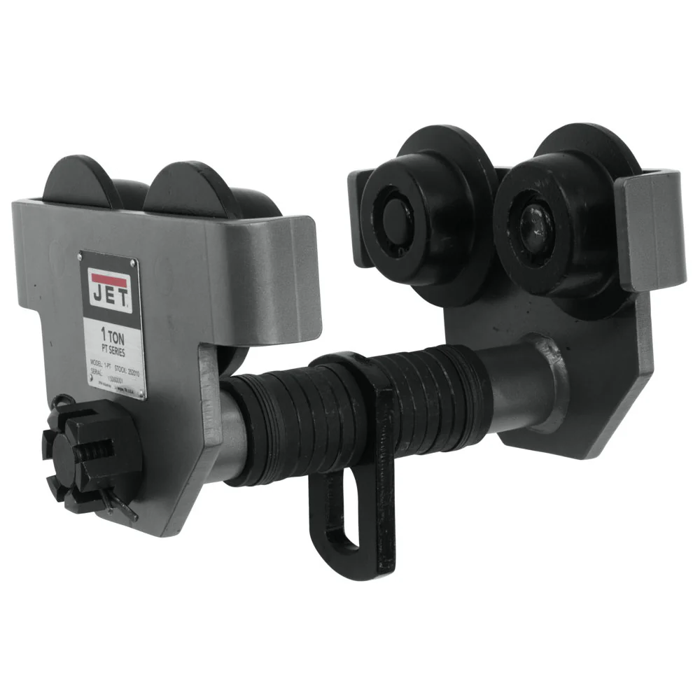 Jet JT9-252060 10-PT, 10-Ton Heavy Duty Manual Trolley - Moutools