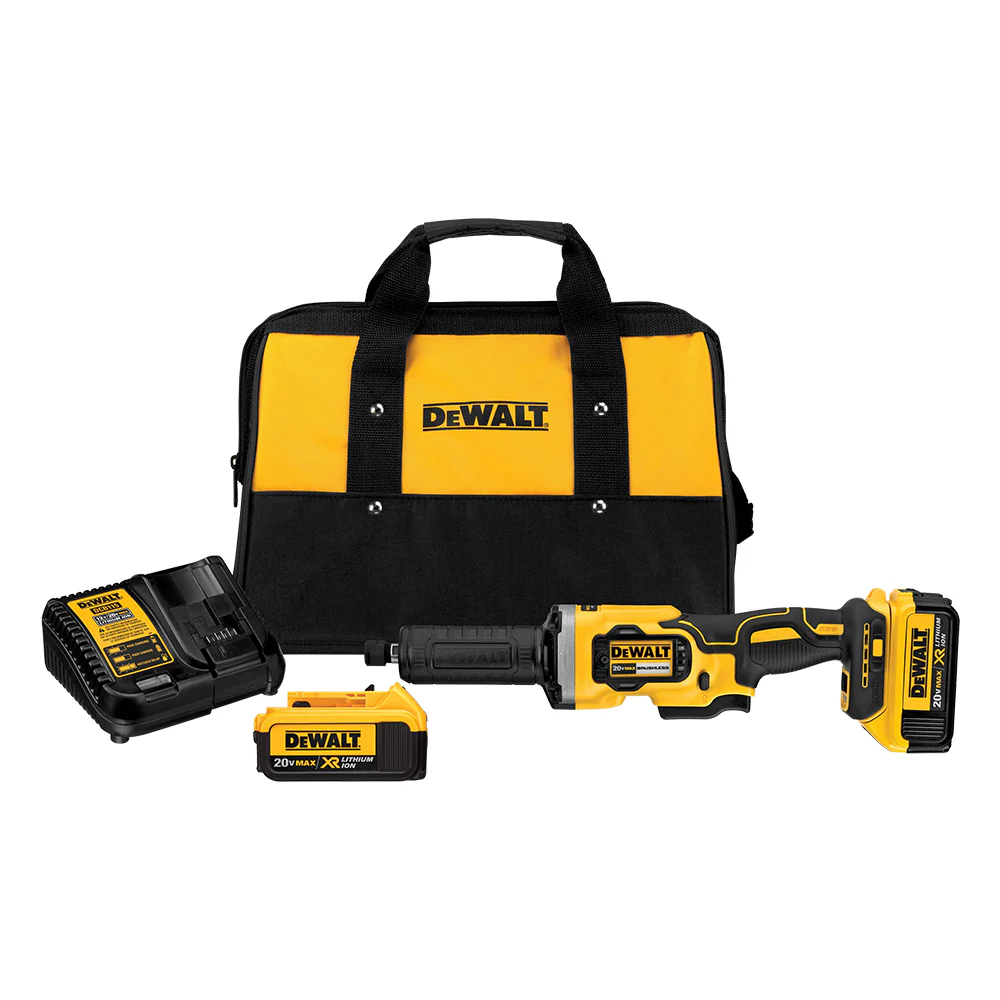 DeWalt DCG426M2 20V Max* Brushless Die Grinder Kit (4.0) No Lock-On - Moutools