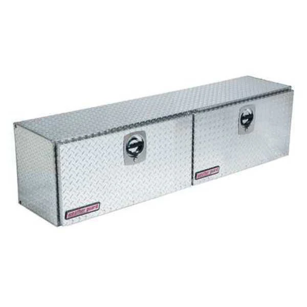 WeatherGuard 372-0-02 Clear Aluminum Hi-Side Box, 8.9 Cu. Ft. - Moutools