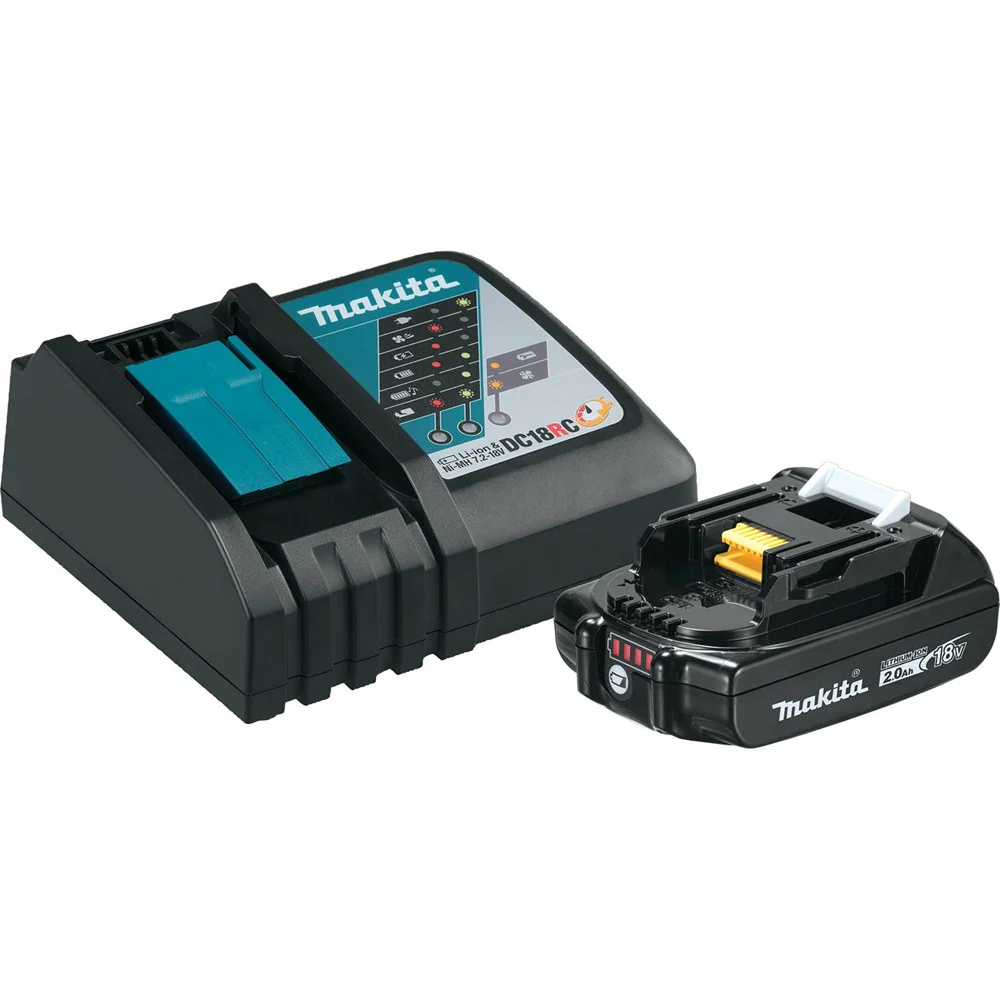 Makita BL1820BDC1 18V 2.0 Ah Compact Battery and Charger Starter Pack - Moutools