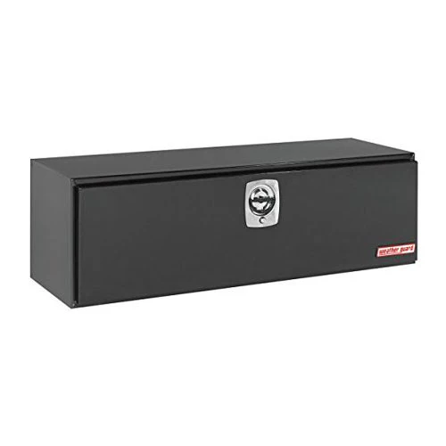 WeatherGuard 560-5-02 Gloss Black Steel Underbed Box, Steel, 11.2 Cu. Ft. - Moutools
